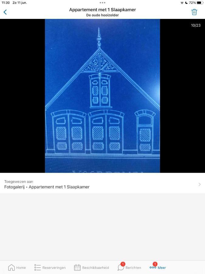 De oude paardentramremise Appartement Ulrum Buitenkant foto